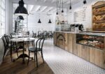 Patchwork concept patchwork clover black pattern 29,8x29,8 Opoczno Tiles - Image 2