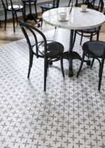 Patchwork concept patchwork clover black pattern 29,8x29,8 Opoczno Tiles - Image 4