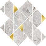 Stone hills grey mosaic glossy 29,7x29,7 Płytki Opoczno