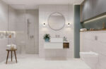 Waterloo light grey structure glossy 29,7x60 Cersanit Tiles - Image 2