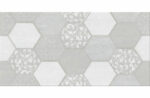 Waterloo light grey inserto glossy 29,7x60 Cersanit Tiles
