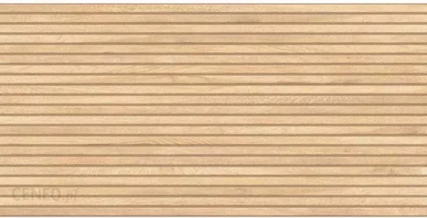 Rollwood Gpt1094 cream structure matt rect 59,8x119,8 g1 Cersanit Slat Tiles - Image 1