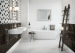 Magnifique Ps 901 black glossy 29x89 Cersanit Tiles - Image 2