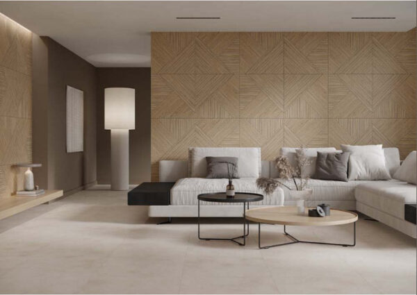 Woodray Gpt1070 beige matt rect 59,8x59,8 g1 Cersanit Tiles - Image 2