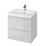 Moduo 60 washbasin cabinet grey Cersanit - Image 3
