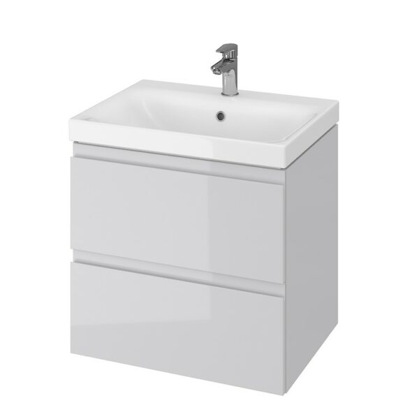 Moduo 60 washbasin cabinet grey Cersanit - Image 3