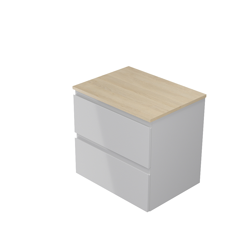 Moduo 60 under countertop cabinet grey Cersanit - Image 3