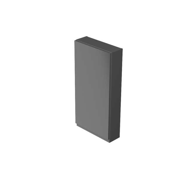 Moduo 40 wall hung cabinet anthracite Cersanit - Image 3