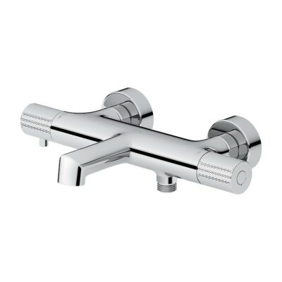 Zen by cersanit wall mounted thermostatic bath-shower faucet chrome Cersanit