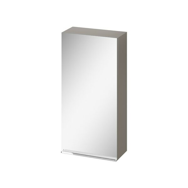 Szafka z lustrem Virgo 40 w kolorze szarym z chromowanym uchwytem - Image 1
