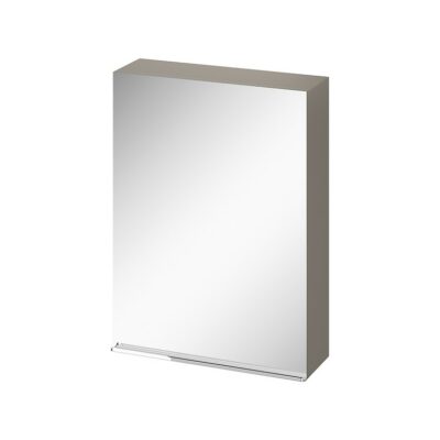Virgo 60 mirror cabinet grey with chrome handle