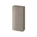 Virgo 40 wall hung cabinet grey with chrome handle