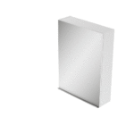 Virgo 60 mirror cabinet grey with black handle - Image 2