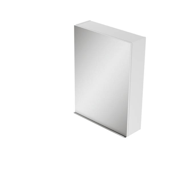 Virgo 60 mirror cabinet grey with black handle - Image 2