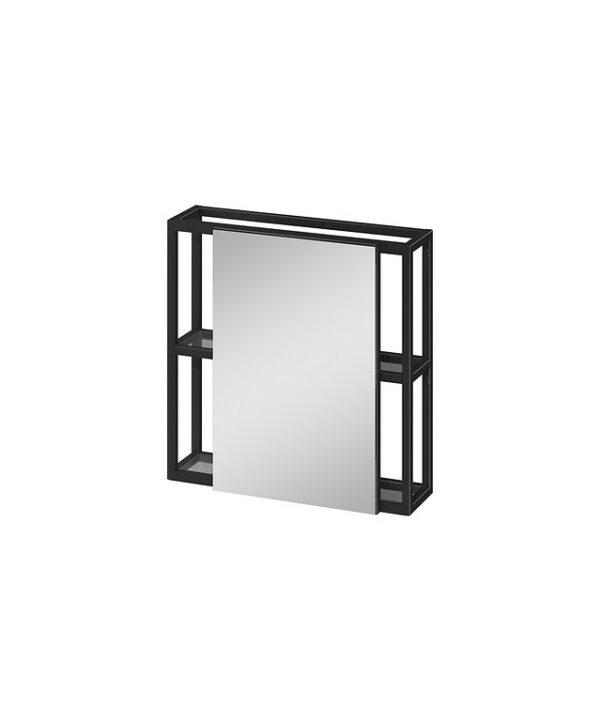 Mirror cabinet zen by cersanit 60 black - Image 1
