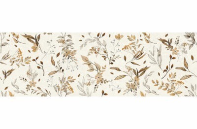 Flero white inserto satin 29x89 Płytki Opoczno