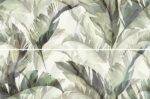 Forli leaves green inserto satin 58x89 Cersanit Tiles