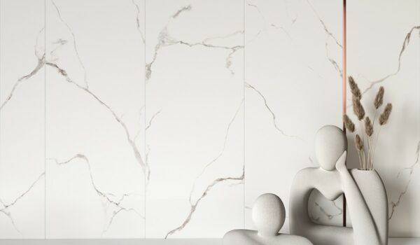 Side calacatta white satin rect 29x89 Płytki Opoczno - Image 4