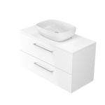Washbasin cabinet larga 100 - white - Image 6