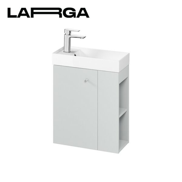 Washbasin cabinet toilette larga 50x22 - grey dsm - Image 1