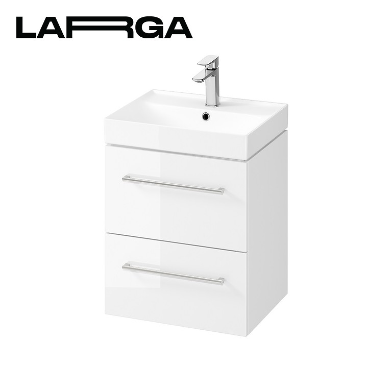 Washbasin cabinet larga 50x38 - white - Image 1