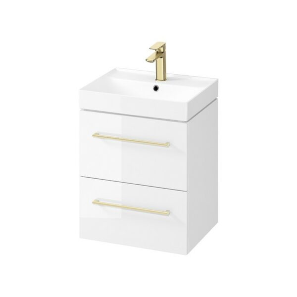 Washbasin cabinet larga 50x38 - white - Image 5