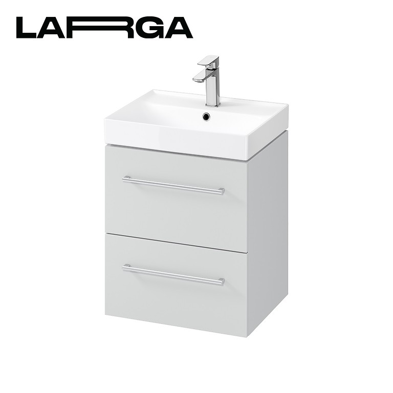 Washbasin cabinet larga 50x38 - grey - Image 1