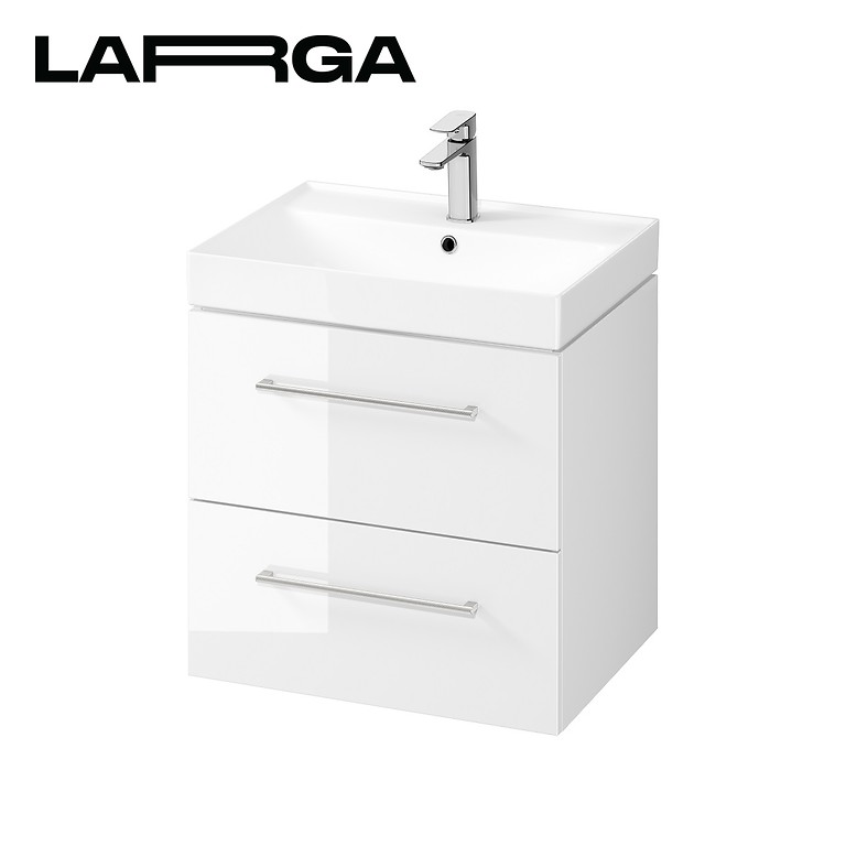 Washbasin cabinet larga 60 - white - Image 1