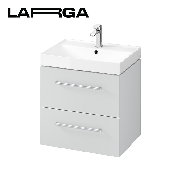 Washbasin cabinet larga 60 - grey - Image 1