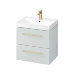 Washbasin cabinet larga 60 - grey - Image 5