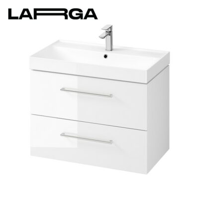 Washbasin cabinet larga 80 - white