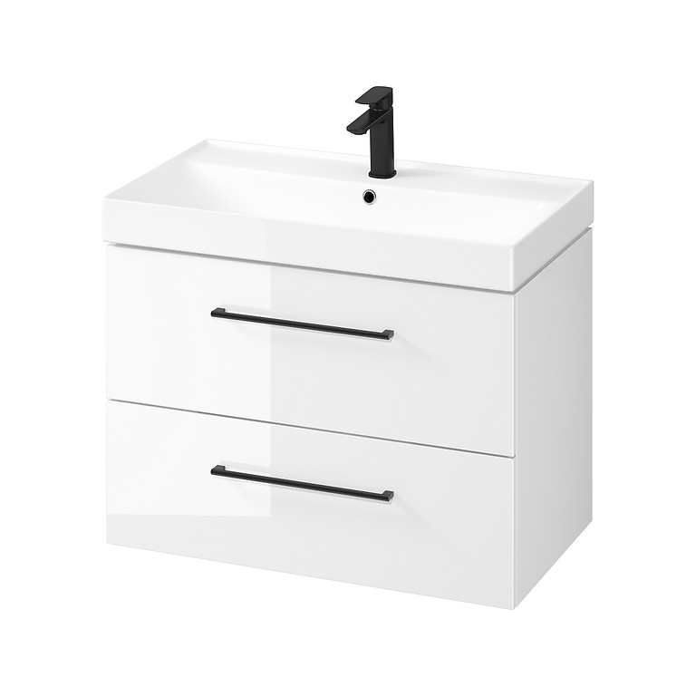 Washbasin cabinet larga 80 - white - Image 5
