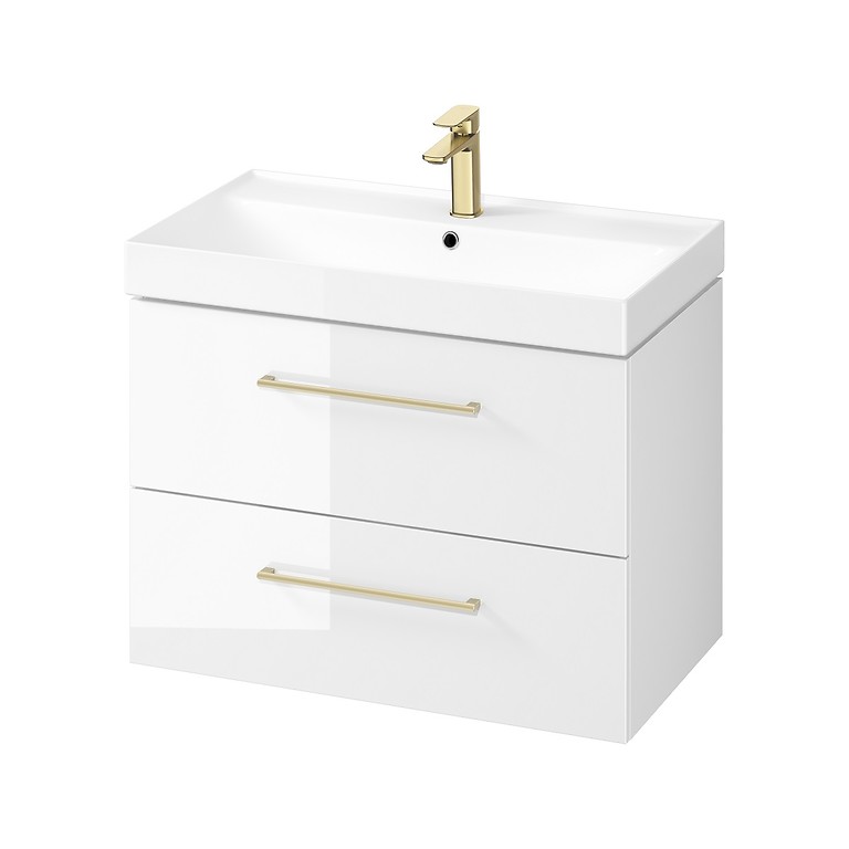 Washbasin cabinet larga 80 - white - Image 4
