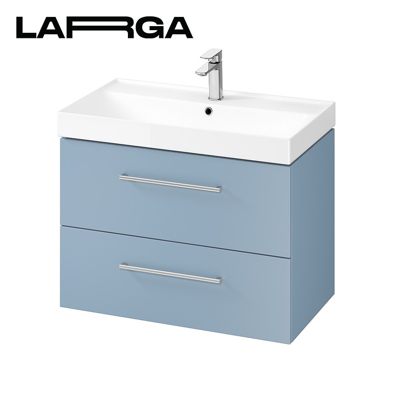 Washbasin cabinet larga 80 - blue - Image 1