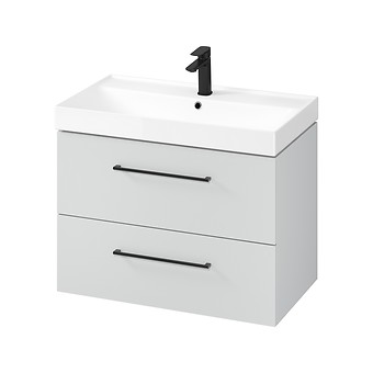 Washbasin cabinet larga 80 - grey - Image 4