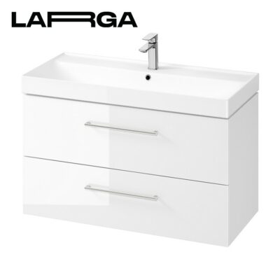 Washbasin cabinet larga 100 - white