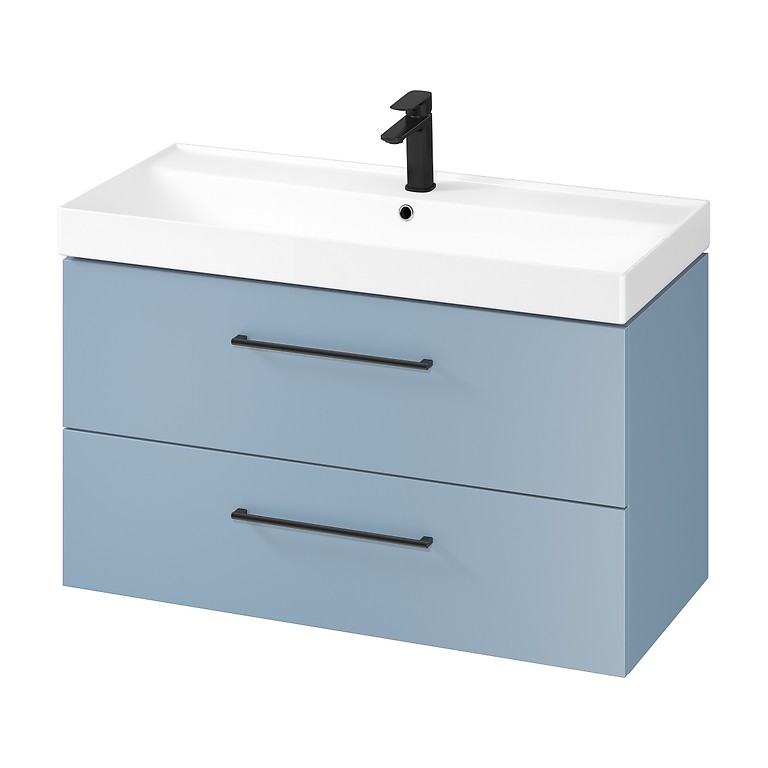 Washbasin cabinet larga 100 - blue - Image 4