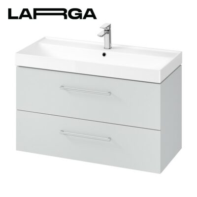 Washbasin cabinet larga 100 - grey