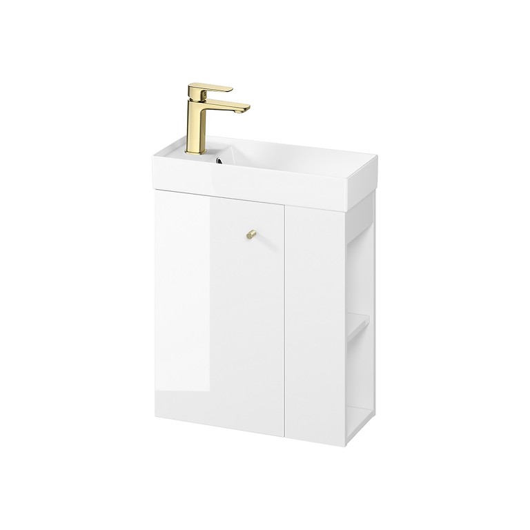 Washbasin cabinet toilette larga 50x22 - white dsm - Image 4