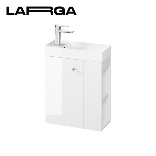Washbasin cabinet toilette larga 50x22 - white dsm - Image 5