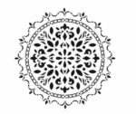 Fox Dekorator Stencil Pattern No.1 Mandala