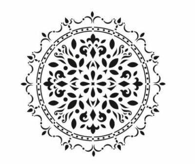 Fox Dekorator Stencil Pattern No.1 Mandala