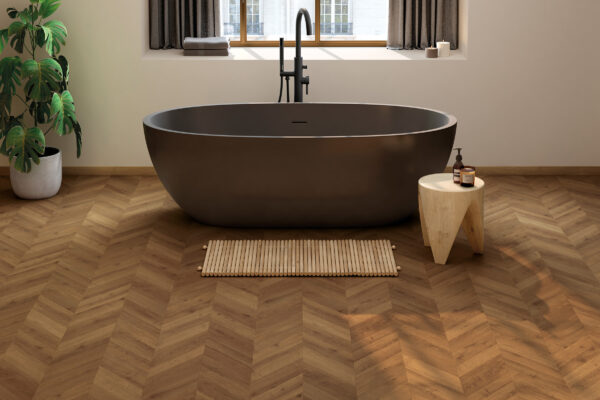 Chevron Nantes 8mm Laminate Flooring 1.88m2 Finfloor - Image 3