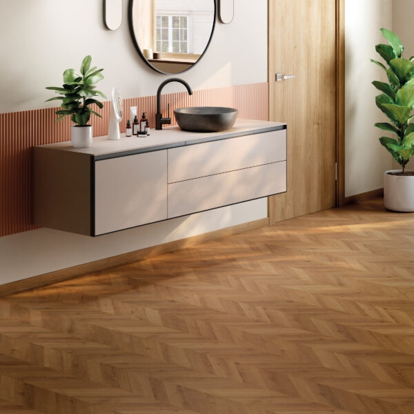 Chevron Nantes 8mm Laminate Flooring 1.88m2 Finfloor - Image 2