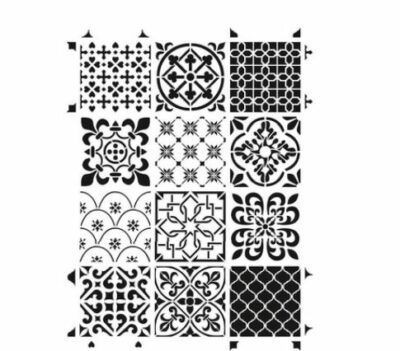 Fox Dekorator Stencil Pattern No.3