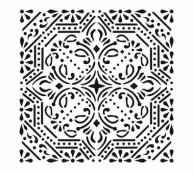 Fox Dekorator Stencil Pattern No.4 Mandala
