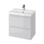 Moduo slim 60 washbasin cabinet grey Cersanit
