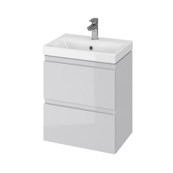 Szafka pod umywalkę Moduo Slim 50 szara Cersanit - Image 1