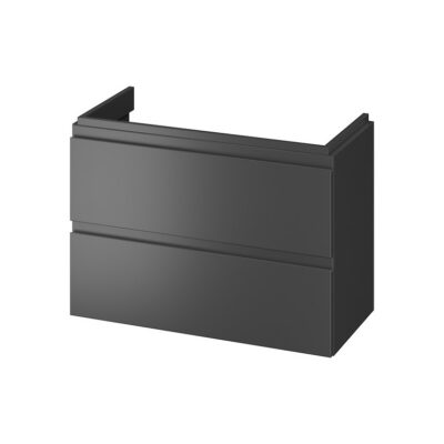 Moduo slim 80 washbasin cabinet anthracite Cersanit