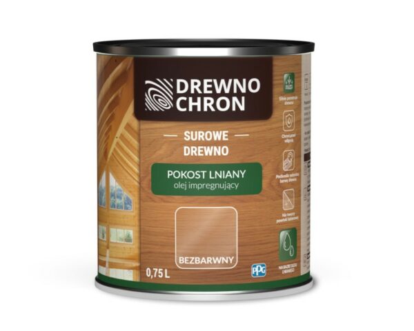 Drewnochron Pokost Lniany 0.75L - Image 1